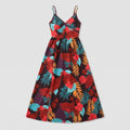 Vera | Maxi Dress Floral Print, High Waist Summer Dress for Wedding Guests