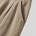 Wander | Wide Leg Pants Women  Cotton-Linen Blend, Sculpted Harem-Cut