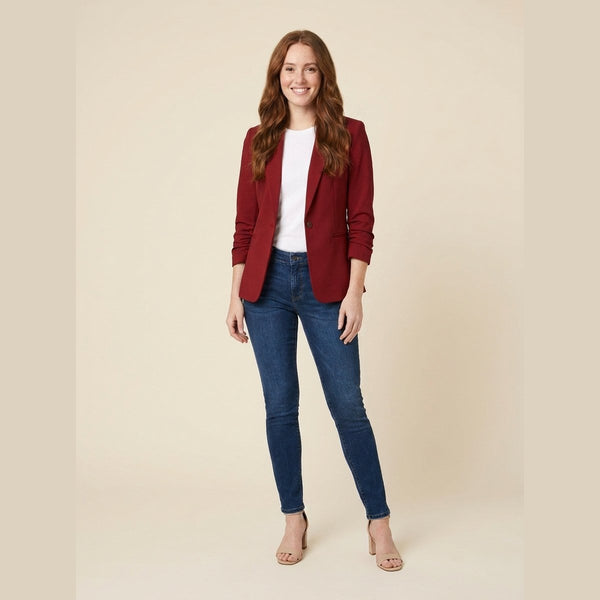 Waverly | Blazer Jacket Structured Design, Long Sleeve
