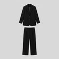 Wisteria | Women's Suit Tailored Blazer and Pantalon Set, High-Quality Fabric