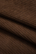 Ti | Corduroy Belted Waist Skirt